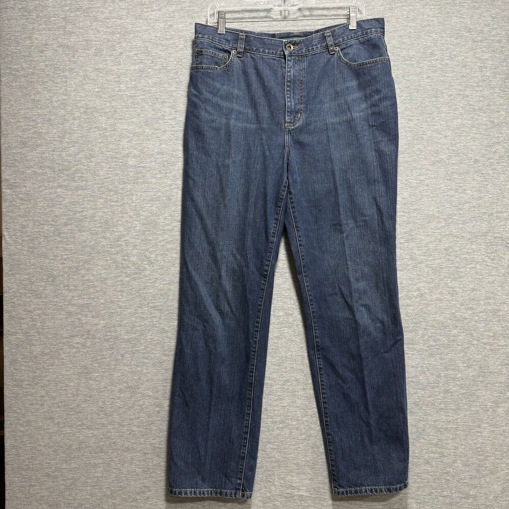 Lauren Ralph Lauren Women’s Jeans 33x33 Size 14 Blue Classy Straight Medium Wash